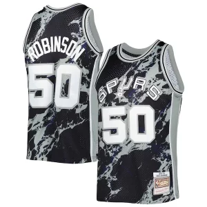 David Robinson San Antonio Spurs 1998/99 Hardwood Classics Marble Swingman Jersey Black Eye - catching