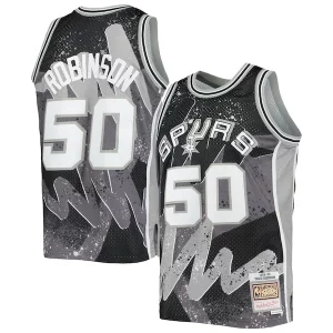 David Robinson San Antonio Spurs Hardwood Classics 1998/99 Hyper Gorgeous Hoops Swingman Jersey Black
