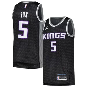 De'Aaron Fox Sacramento Kings Eye - catching Jordan Brand Swingman Player Jersey Statement Edition Black