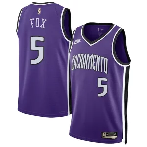 De'Aaron Fox Sacramento Kings Nike Unisex 2024/25 Swingman Fabulous Jersey Purple Classic Edition