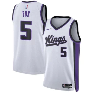 De'Aaron Fox Sacramento Kings Nike Unisex Swingman Jersey Association Edition White Unique