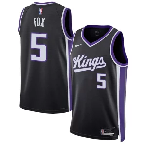 De'Aaron Fox Sacramento Kings Nike Unisex Swingman Jersey Association Edition Black Elegant