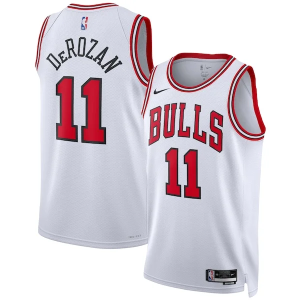 DeMar DeRozan Chicago Bulls Nike Unisex Swingman Jersey Association Edition Trendy White/Red