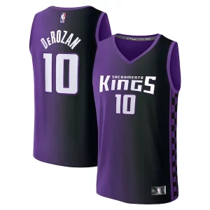 DeMar DeRozan Sacramento Kings Fast Break Replica Gorgeous Jersey Statement Edition Purple