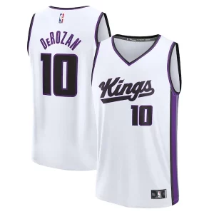 DeMar DeRozan Sacramento Kings Youth Fast Break Replica Player Jersey Association Edition Chic White
