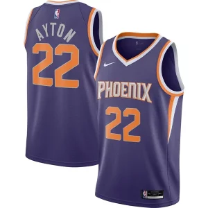 Deandre Ayton Phoenix Suns Nike 2020/21 Swingman Player Jersey Icon Edition Purple Chic