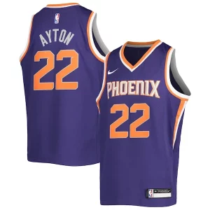 Deandre Ayton Phoenix Suns Nike Youth Stylish Swingman Jersey Icon Edition Purple/White