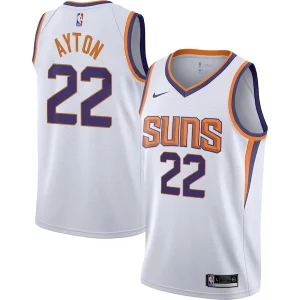 Deandre Ayton Phoenix Suns Nike Youth Swingman Trendy Jersey Association Edition White/Purple