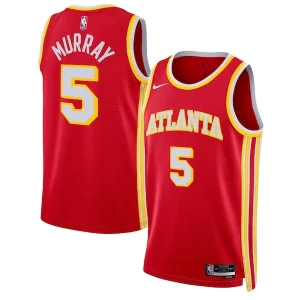 Dejounte Murray Atlanta Hawks Nike Unisex Swingman Jersey Icon Edition Red Elegant