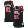 Dennis Rodman Chicago Bulls Women's Premium Hardwood Classics Swingman Jersey Black