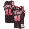 Dennis Stylish Rodman Chicago Bulls Hardwood Classics Swingman Jersey Black