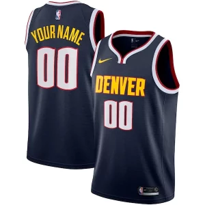 Denver Nuggets Nike 2022/23 Swingman Custom Jersey Gorgeous Icon Edition Navy
