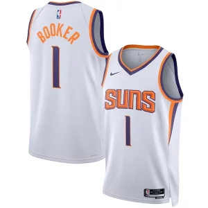Devin Booker Eye - catching Phoenix Suns Nike Unisex Swingman Jersey Association Edition White/Purple