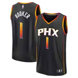 Devin Booker Phoenix Suns Fast Break Replica Player Jersey Statement Edition Premium Black