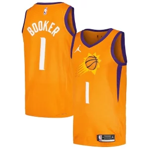 Devin Booker Phoenix Suns Jordan Brand Swingman Player Jersey Statement Edition Fabulous Orange
