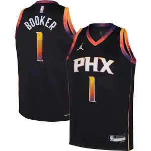 Devin Booker Phoenix Suns Jordan Brand Youth Stylish Swingman Jersey Statement Edition Black