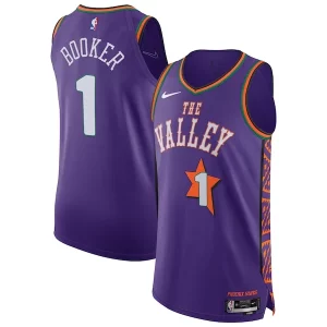Devin Booker Phoenix Suns Nike 2024/25 Authentic Player Jersey City Gorgeous Edition Purple