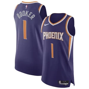 Devin Booker Premium Phoenix Suns Nike Authentic Jersey Association Edition Purple