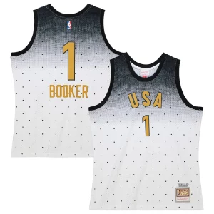 Devin Trendy Booker Team USA 2016 Hardwood Classics Rising Stars Swingman Jersey White