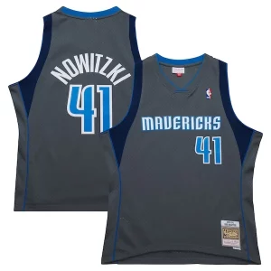 Dirk Nowitzki Dallas Mavericks 2003/04 Hardwood Gorgeous Classics Swingman Jersey Gray