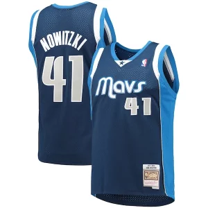 Dirk Nowitzki Dallas Mavericks 2011/12 Hardwood Classics Swingman Jersey Navy Eye - catching
