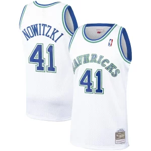 Dirk Nowitzki Dallas Mavericks Elegant 1998/99 Hardwood Classics Swingman Jersey White