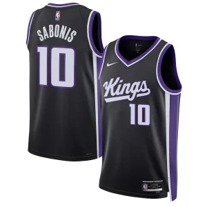Domantas Unique Sabonis Sacramento Kings Nike Unisex Swingman Jersey Association Edition Black
