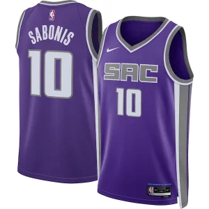 Domantas Sabonis Sacramento Premium Kings Nike Unisex Swingman Jersey Icon Edition Purple