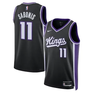 Domantas Sabonis Sacramento Stylish Kings Nike Unisex Swingman Player Jersey Icon Edition Black