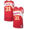 Dominique Wilkins Atlanta Hawks 1986/87 Hardwood Classics Swingman Fabulous Jersey Red