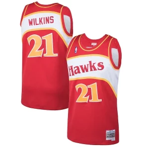 Dominique Wilkins Atlanta Hawks 1986/87 Hardwood Classics Swingman Fabulous Jersey Red