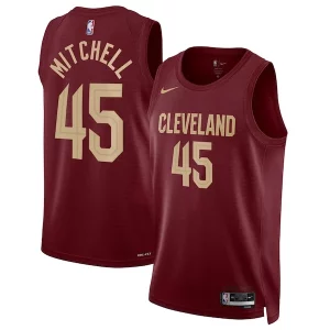 Donovan Gorgeous Mitchell Cleveland Cavaliers Nike Unisex Swingman Jersey Icon Edition Wine/White