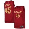 Donovan Mitchell Cleveland Cavaliers Chic Nike Swingman Player Jersey Icon Edition Wine
