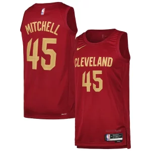 Donovan Mitchell Cleveland Cavaliers Chic Nike Swingman Player Jersey Icon Edition Wine
