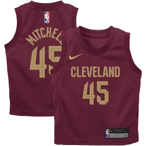 Donovan Mitchell Cleveland Cavaliers Nike Toddler Swingman Player Elegant Jersey Icon Edition Wine