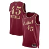 Donovan Mitchell Cleveland Cavaliers Nike Unisex 2023/24 Swingman Jersey Wine City Gorgeous Edition