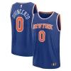 Donte DiVincenzo New York Knicks Fast Break Replica Player Stylish Jersey Icon Edition Royal