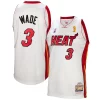 Dwyane Wade Miami Heat 2005 Elegant 06 Authentic Player Jersey White