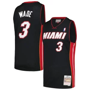 Dwyane Wade Miami Heat 2012/13 Hardwood Classics Swingman Jersey Chic Black
