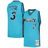 Dwyane Wade Miami Heat Hardwood Trendy Classics 2005/06 Tropical Swingman Jersey Blue