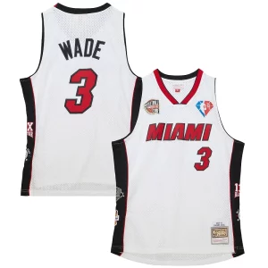 Dwyane Wade Miami Heat Unisex Hall of Premium Fame Class of 2023 Throwback Swingman Jersey White