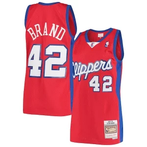Elton Brand LA Clippers Hardwood Classics Fabulous Swingman Jersey Red