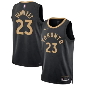Fred VanVleet Toronto Raptors Nike Unisex 2022/23 Swingman Jersey City Edition Chic Black