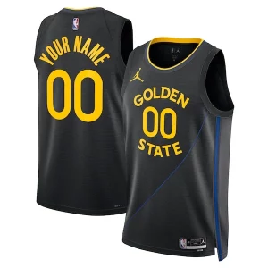 Golden State Warriors Jordan Brand Unisex 2024/25 Elegant Custom Swingman Jersey Statement Edition Black