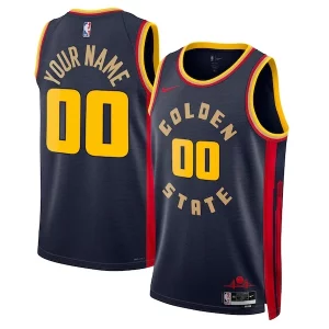 Golden State Warriors Nike Unisex Elegant 2024/25 Custom Swingman Jersey City Edition Navy