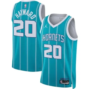 Gordon Hayward Charlotte Hornets Jordan Brand Stylish Unisex Swingman Jersey Icon Edition Teal