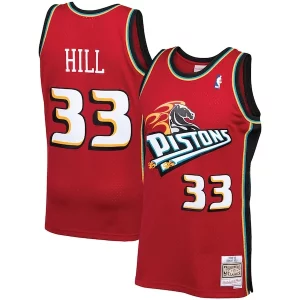 Grant Hill Detroit Pistons 1999/00 Hardwood Classics Swingman Stylish Jersey Red