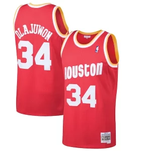 Hakeem Olajuwon Houston Premium Rockets 1993/94 Hardwood Classics Swingman Jersey Red