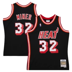 Harold Miner Miami Heat 1992/93 Hardwood Classics Elegant Swingman Throwback Jersey Black