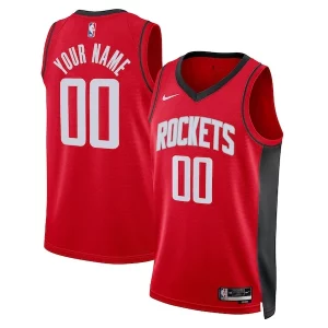 Houston Fabulous Rockets Nike Unisex Swingman Custom Jersey Red Icon Edition